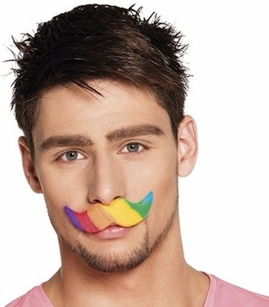 Regenboog snor Gay Pride