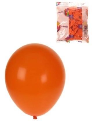 Helium ballonnen Oranje 100 stuks