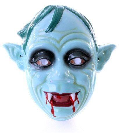 Zombie masker met bloederige tanden spitse oren