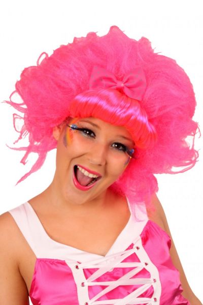 Damespruik Dip-dye Candy crush roze