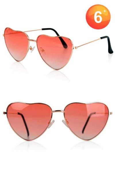 Hartjes Zonnebril rood