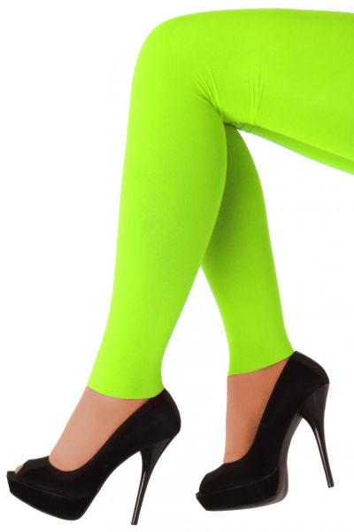 Legging in de neon groene kleur