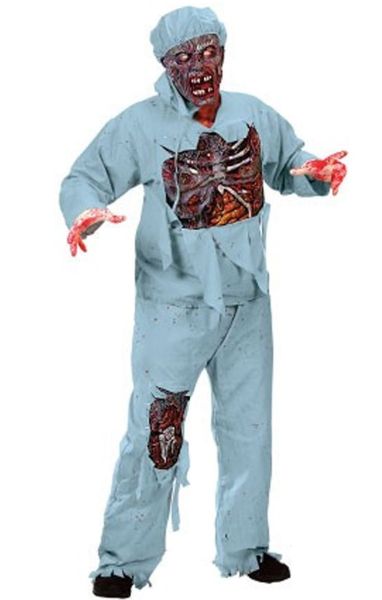 Halloween kostuum chirurg horror outfit