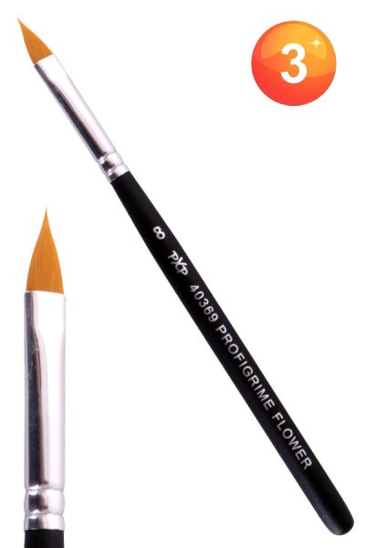 PXP schminkpenseel bloem synthetisch profigrime maat 8