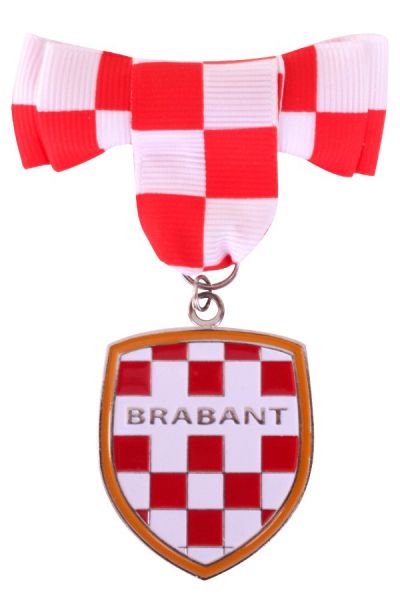 Broche met strikje en wapen van Brabant