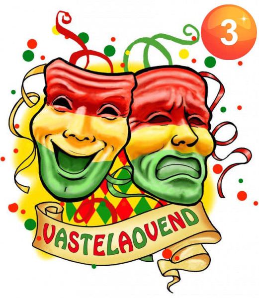 Raamsticker adhesive Masker lach en traan