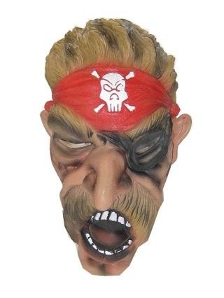 Masker Piraat met grote snor