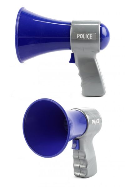Politie megafoon - megafoon speelgoed