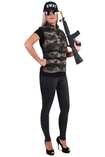 Stoer camouflage dames vest