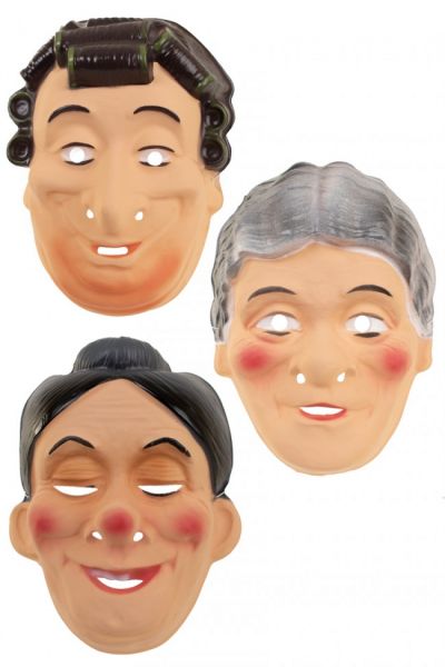 Diverse oma maskers