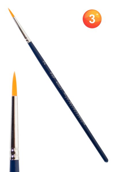 PXP lip- en eyeliner schminkpenseel 1.5 mm