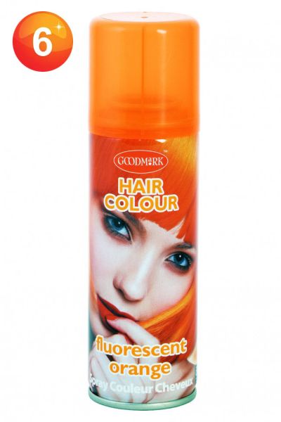 Fluor Oranje Haarspray 125 ml