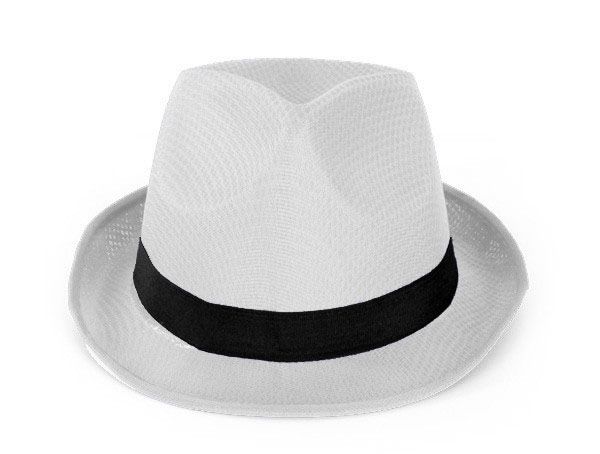 Gangster deukhoedje wit