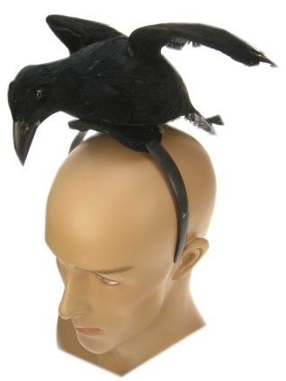 Halloween Diadeem zwarte kraai