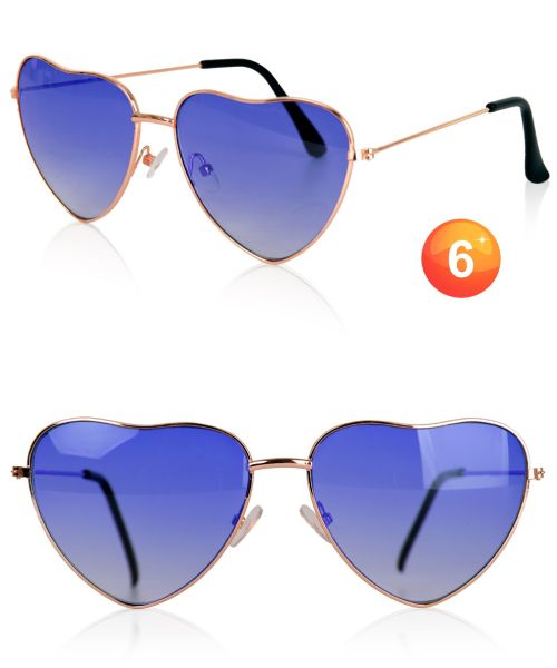 Hartjes Zonnebril blauw