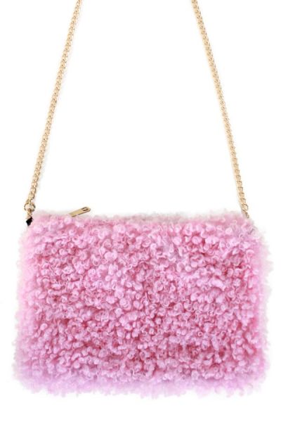 Tas curly roze