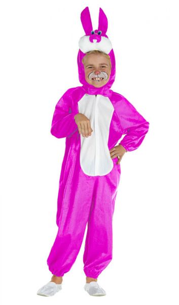 Grappig roze konijnenpak