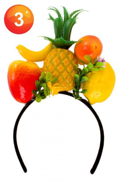 Diadeem Hawaii tropisch fruit haarband zomercarnaval