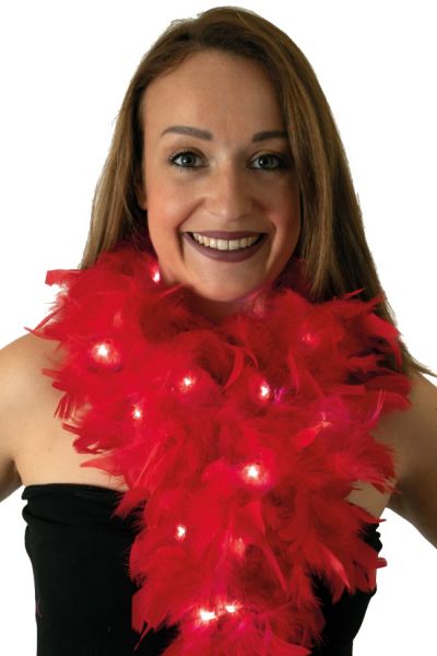 Boa rood met lichtjes