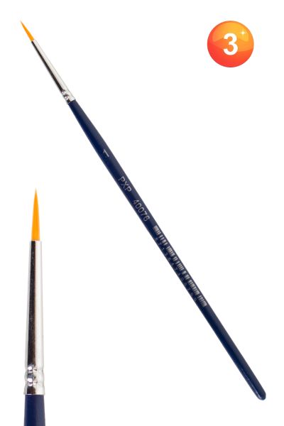 PXP schminkpenseel spits nr. 1 maat Ø 1 mm