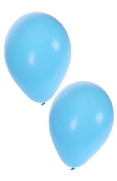 Lichtblauw heliumballonnen