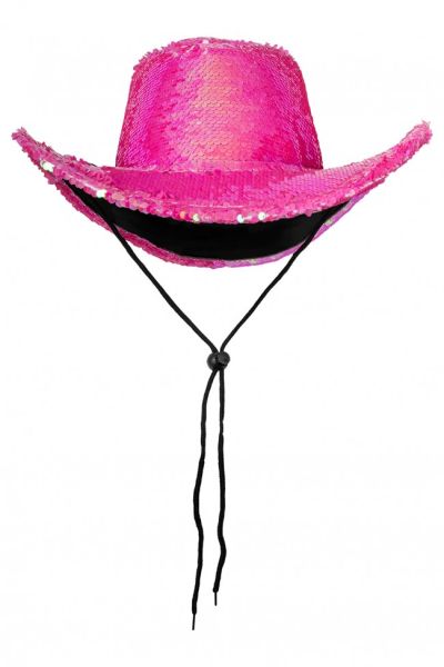 Trendy festival cowboyhoed roze