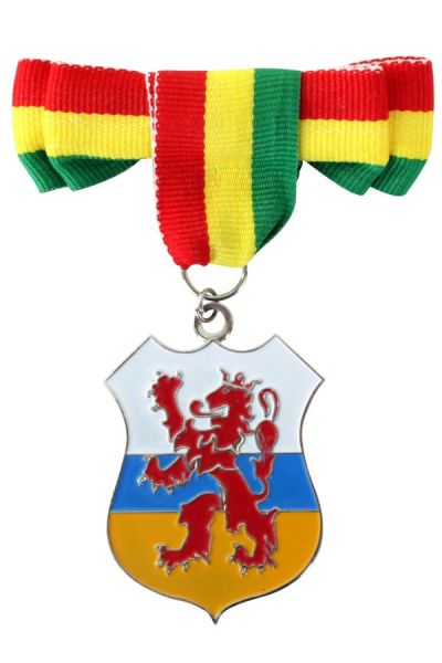 Broche met strikje en wapen van Limburg