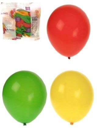Carnavalsballonnen helium rood geel groen