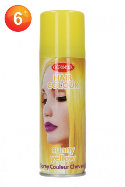 Gele Haarspray geel 125 ml