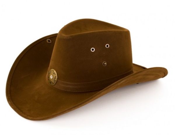 Western rodeo cowboy hoed