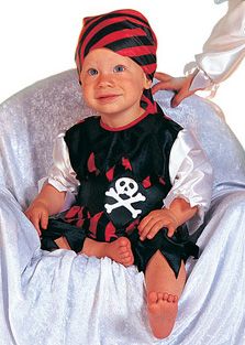 Baby Piraat broek met hesje