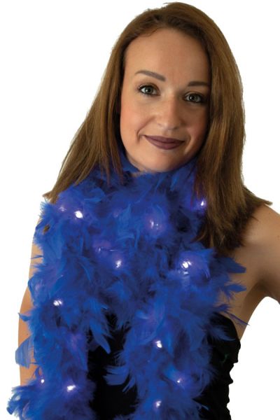Boa donkerblauw met lichtjes