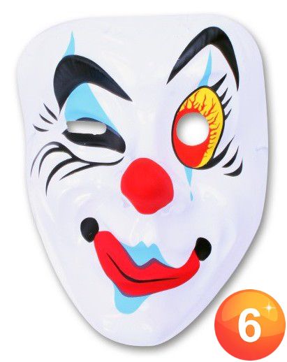 Masker Pierrot knipoog